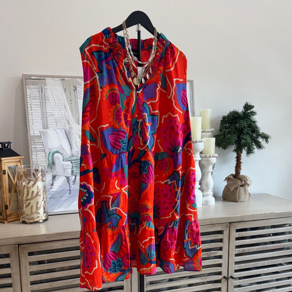 Sugarlips Red Multicolor Dress